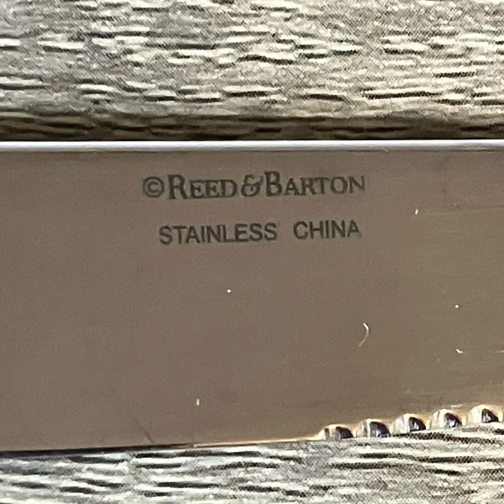 Reed & Barton Lot Of 6 Harvest Bouquet Stainless Steel Steak Knives Replacement